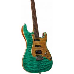 Электрогитара шестиструнная KEIPRO KS-Deluxe PRO-Q S.S.H TG + bag