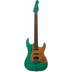 Электрогитара шестиструнная KEIPRO KS-Deluxe PRO-Q S.S.H TG + bag