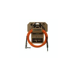 Кабель инструментальный 3м угловой/прямой джек, оранжевый ORANGE Crush 10ft Angled