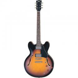 Электрогитара типа Gibson® ES®-335 с кейсом, Brown Sunburst BURNY RSA65 BS