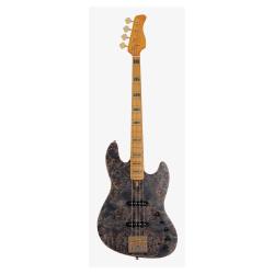 Бас-гитара, форма Jazz Bass, чехол, цвет черный SIRE V10-4 TBK.S