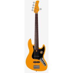 5-струнная бас-гитара, форма Jazz Bass, активная электроника, цвет оранжевый SIRE V3-5 ORG