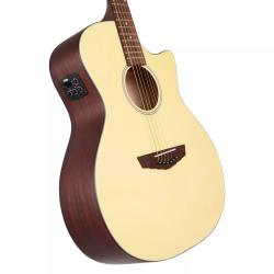 Электроакуст. гитара, Grand Auditorium D'ANGELICO Premier Gramercy CS Matte Buttercream