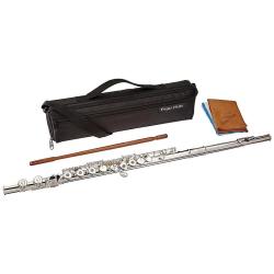 Флейта, не в линию, с резонаторами, Ми-мех., До колено, тяж.коронка PEARL FLUTE Quantz PF-F505RE-HC