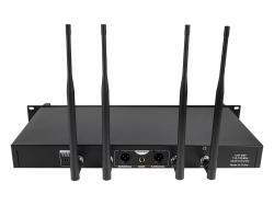 Двойная р/сист, 2 ручн микр, 100 кан, True Diversity, рэк приемник AXELVOX DWS7000HT (TD Bundle)
