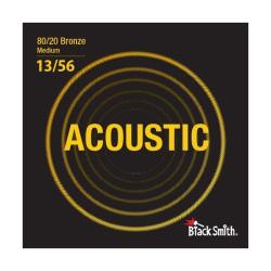 Струны для акуст гитары, 13-56, 80/20 бронза BLACKSMITH 80/20 Bronze Medium 13/56
