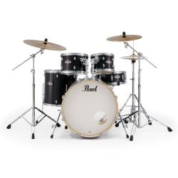 Ударная установка из 5 барабанов, цвет Jet Black, (4 коробки) PEARL EXX725SNBR/C31
