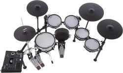Электронная ударная установка, состоит из 3-х коробок ROLAND TD713 + KD-12 + MDS-GND2