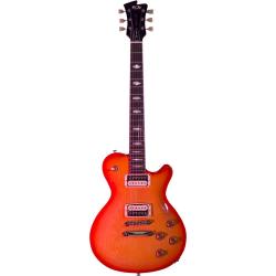 Электрогитара, цвет оранжевый бёрст FGN (FUJIGEN) EFL-HM Expert Flame Orange Burst