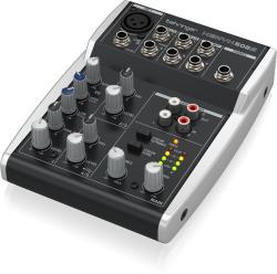 Аналоговый микшер с 5 входами и USB интерфейсом для стриминга BEHRINGER XENYX 502S