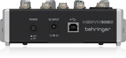 Аналоговый микшер с 5 входами и USB интерфейсом для стриминга BEHRINGER XENYX 502S