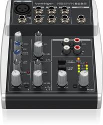 Аналоговый микшер с 5 входами и USB интерфейсом для стриминга BEHRINGER XENYX 502S