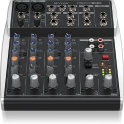 Аналоговый микшер с 8 входами и USB интерфейсом для стриминга BEHRINGER XENYX 802S