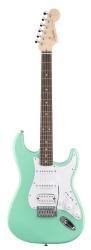 Электрогитара, цвет Sea Foam Green SQUIER by FENDER DEBUT Stratocaster HSS LRL SFM