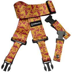 Ремень для гитары STEVE VAI CLIPLOCK® — UTOPIATM PINK & GOLD GUITAR STRAP, Серия Cliplock Guitar Str... DIMARZIO DD2252