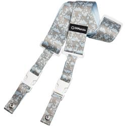Ремень для гитары STEVE VAI CLIPLOCK® — UTOPIATM BLUE & SILVER GUITAR STRAP, Серия Cliplock Guitar S... DIMARZIO DD2253