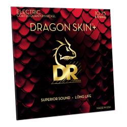 Струны для 8-струнной электрогитары, Калибр: 10-75, Серия: DRAGON SKIN+™, Обмотка: никель, Покрытие: микротонкое DR STRINGS DEQ-8/10