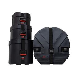 Комплект из 4-х кейсов для ударных (22