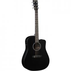 Электроакустическая гитара Dreadnought, цвет черный MARTIN DCPA5 Black