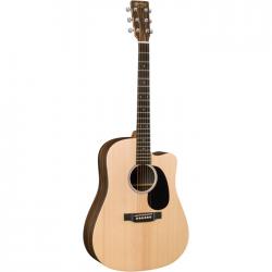 Электроакустическая гитара Dreadnought, цвет натуральный MARTIN DCX1AE Macassar