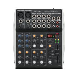 Аналоговый микшер премиум-класса, 10 каналов, USB, DSP от Klark Teknik BEHRINGER XENYX 1002SFX