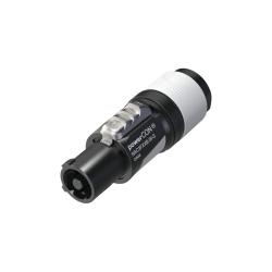 Кабельный разъем PowerCon, выходной (серый), 16A/250В для кабелей 6-12 мм NEUTRIK NAC3FXXB-W-S