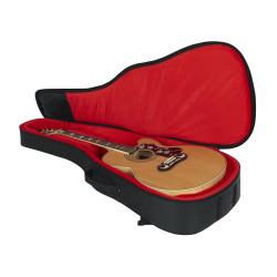 Чехол серии Transit для акустической гитары Jumbo, цвет темно-серый GATOR GT-JUMBO-BLK