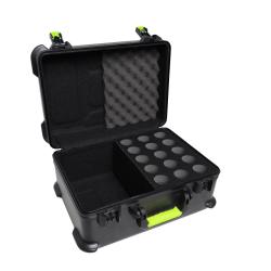 Пластиковый кейс для 15 проводных микрофонов GATOR SH-MICCASE15