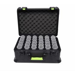 Пластиковый кейс для - 30 проводных микрофонов GATOR SH-MICCASE30