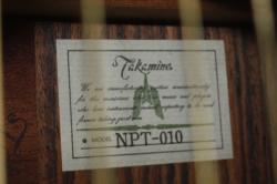 Электроакустическая гитара подержанная TAKAMINE NPT-010 1996
