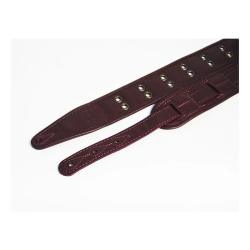 Leather Custom Ремень для гитары, кожаный, бордовый FIDEL FL7000062CU