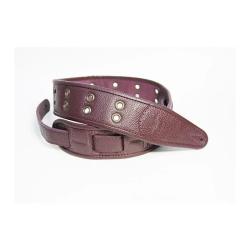Leather Custom Ремень для гитары, кожаный, бордовый FIDEL FL7000062CU