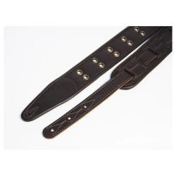 Leather Custom Ремень для гитары, кожаный, коричневый FIDEL FL7000022CU