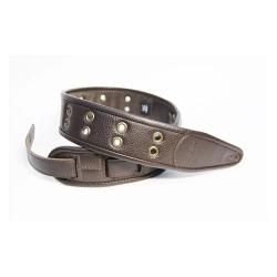 Leather Custom Ремень для гитары, кожаный, коричневый FIDEL FL7000022CU