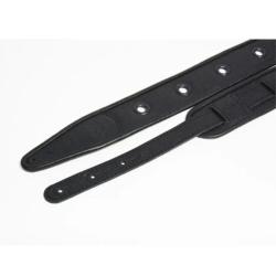 Leather Custom Ремень для гитары, кожаный, черный FIDEL FL7000004CU