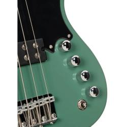 GB Short Scale Бас-гитара уменьшенная, зелёная CORT GB-Short-Scale-FGR