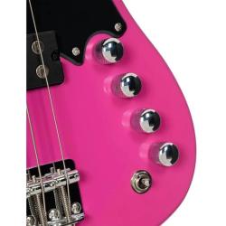 GB Short Scale Бас-гитара уменьшенная, фиолетовая CORT GB-Short-Scale-FDP