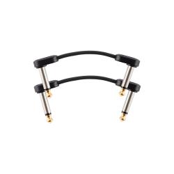 Custom Series Flat Инструментальный патч-кабель, 2шт, 5см PLANET WAVES PW-FPRR-202