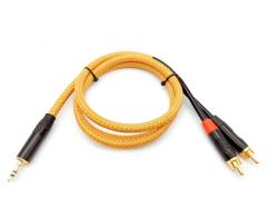 Кабель аудио 3.5мм-2хRCA, 1.25м, в оплетке ZZ-CABLE G45-3,5-2RCA-0125-Z