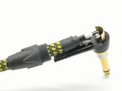 Кабель инструментальный Silent, угловой, в оплетке, 4м ZZ-CABLE G30-JRS-J-0400-0