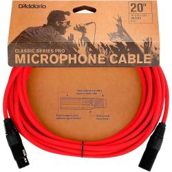 Classic Series Pro Микрофонный кабель, 6м, красный PLANET WAVES PW-CPMIC-20RD