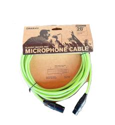 Classic Series Pro Микрофонный кабель, 6м, светло-зелёный PLANET WAVES PW-CPMIC-20GL
