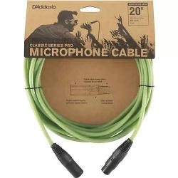 Classic Series Pro Микрофонный кабель, 6м, светло-зелёный PLANET WAVES PW-CPMIC-20GL
