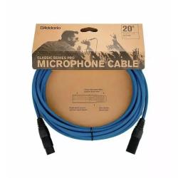 Classic Series Pro Микрофонный кабель, 6м, синий PLANET WAVES PW-CPMIC-20BU
