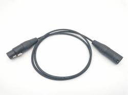 Кабель микрофонный 1м ZZ-CABLE E14-XLR-M-F-0100-0