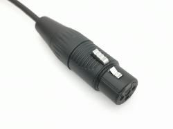 Кабель микрофонный 1м ZZ-CABLE E14-XLR-M-F-0100-0
