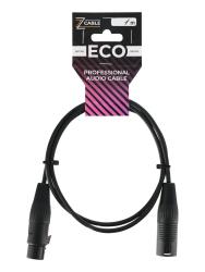 Кабель микрофонный 1м ZZ-CABLE E14-XLR-M-F-0100-0