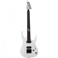 Электрогитара, цвет белый матовый SOLAR GUITARS A1.6ET Trans White Matte