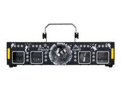 Лазерный проектор +магический шар RGB +UV, 65Вт BI RAY L400MW