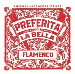 Preferita Flamenco Комплект струн для классической гитары, красный нейлон LA BELLA 1P-F